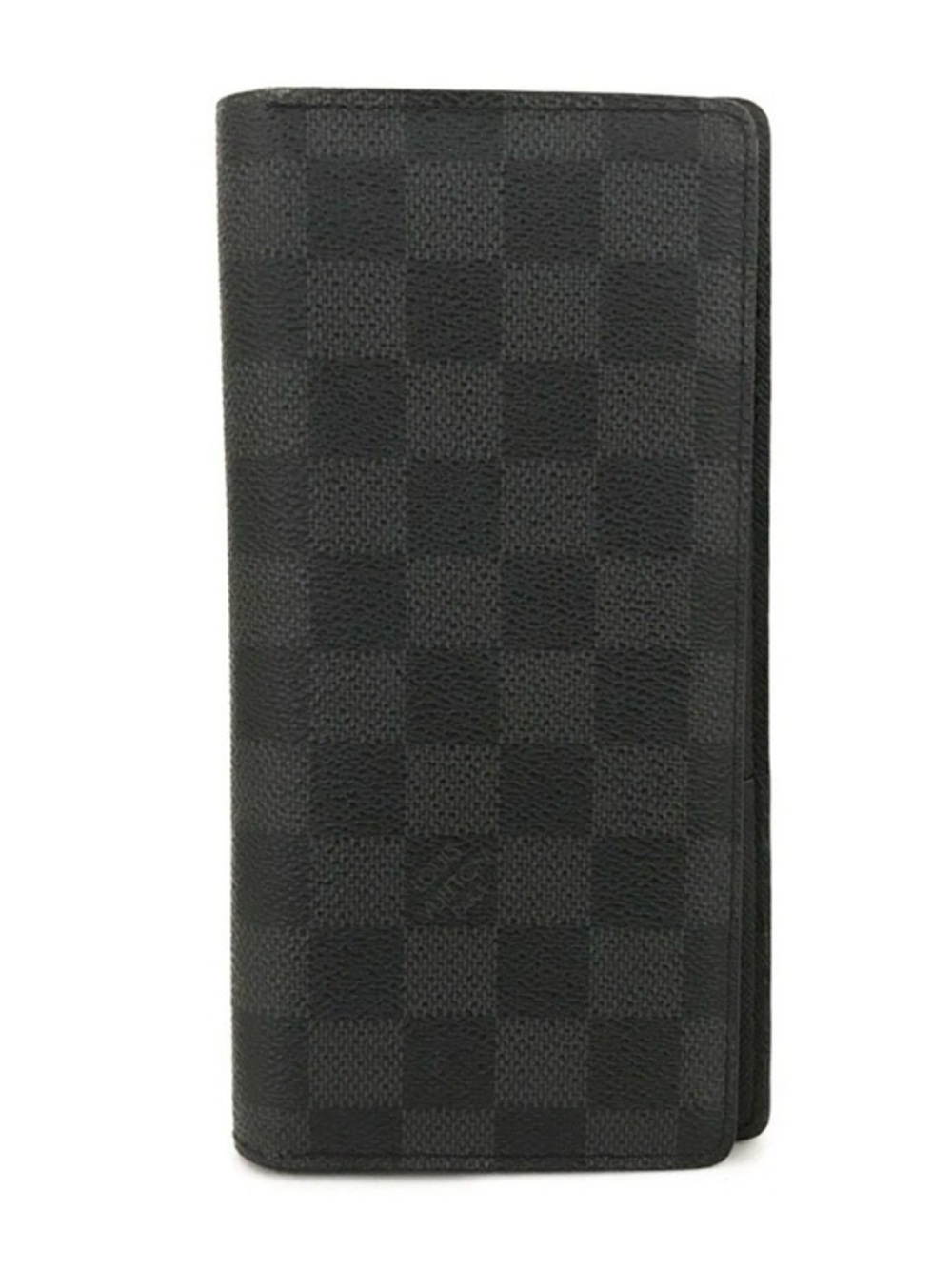 Louis Vuitton Damier Graphite Portefeuille Brazza Long Wallet Black